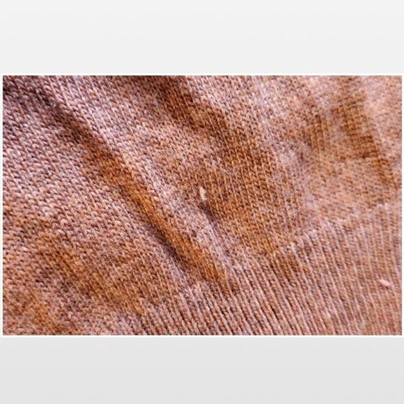 New Chestnut Brown Knit Wool Blend Sweater - Picture 16 of 16